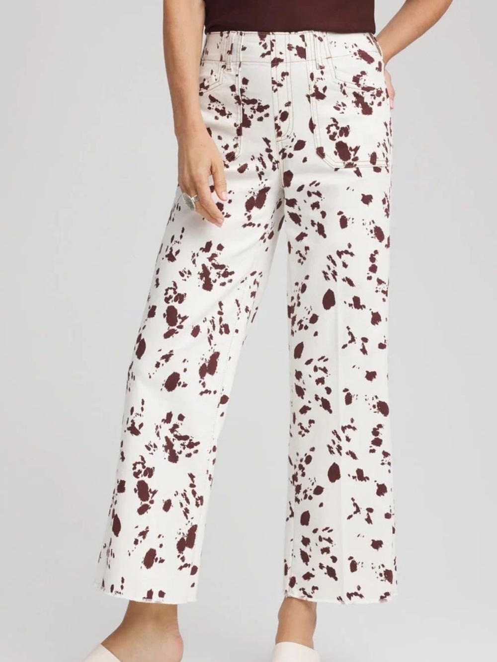 Chico’s Pampas Pony Pull on Wide Crop